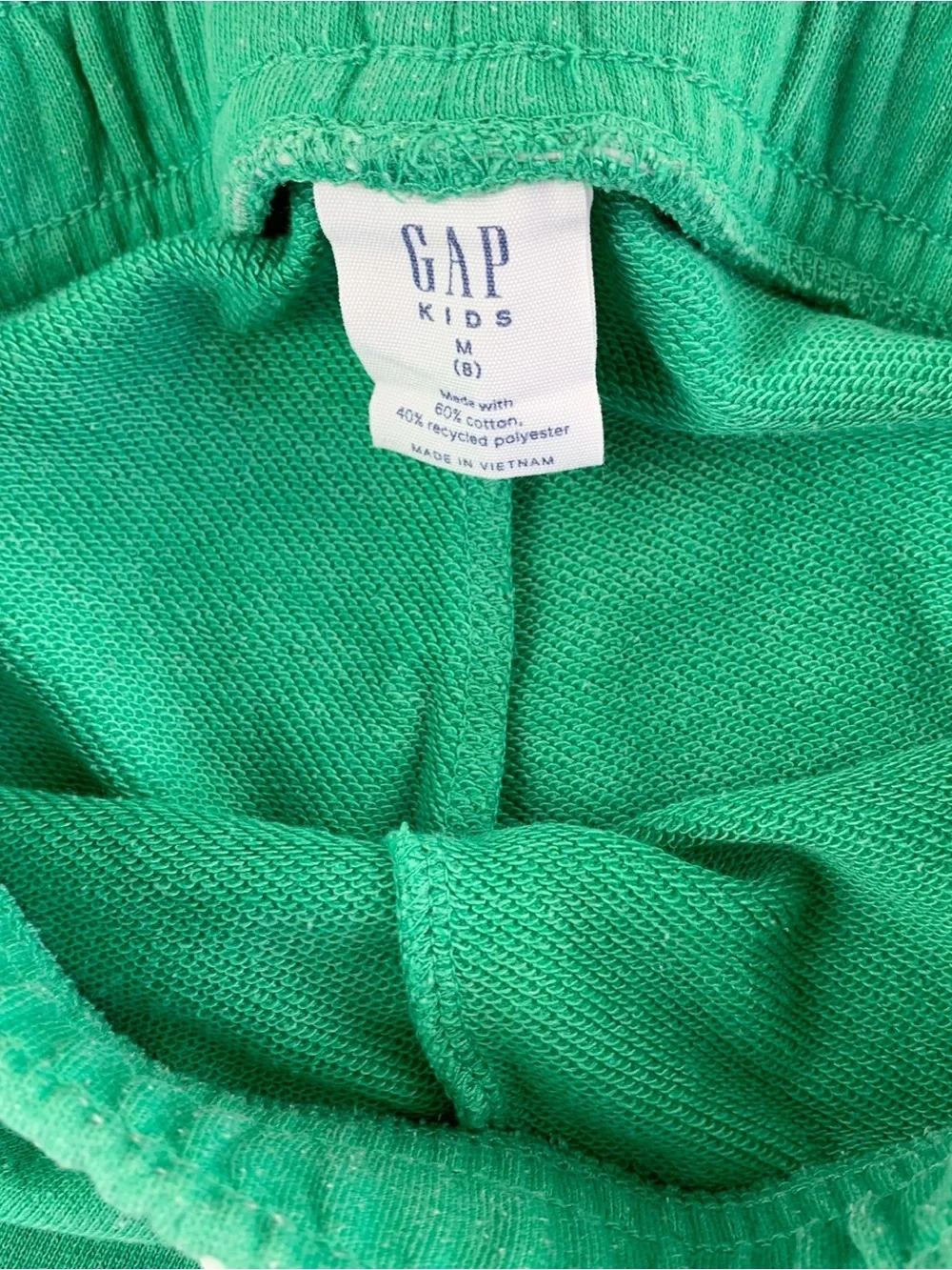 Lot of 2 Gap girl's Cotton Drawstring sweat Shorts - Pink & Green size M(8)